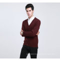 Bn1488yak Wool/Cashmere V Neck Cardigan Long Sleeve Sweater/Clothes/Garment/Knitwear